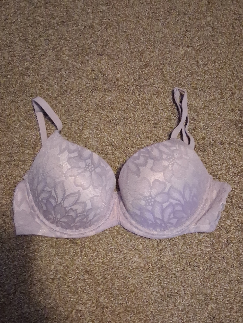 Lavendar Lace Push-Up Bra